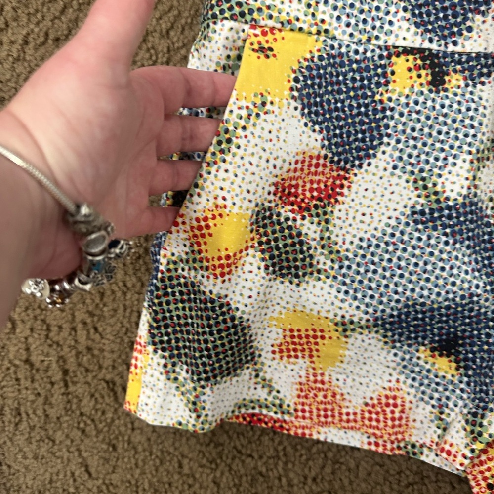 Kate Spade Multicolor Floral High Waist Shorts - Picture 4 of 5